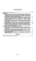 EPA's pesticide program and food safety reform
