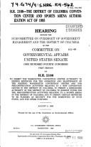 H.R. 2108--the District of Columbia Convention Center and Sports Arena Authorization Act of 1995