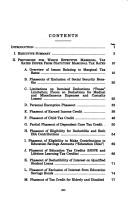 Present Law and Analysis Relating to Individual Effective Marginal Tax Rates