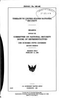 Threats to United States national security