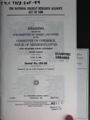 The National Oilheat Research Alliance Act of 1998