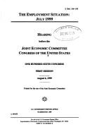 The employment situation, July 1999