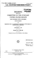 U.S. counterterrorism policy