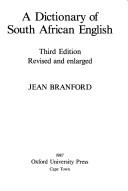 A dictionary of South African English