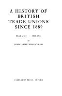 A history of British trade unions since 1889