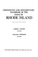 Chronology and documentary handbook of the State of Rhode Island