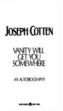 Vanity Will Get You Somewhere