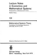 Mathematical systems theory