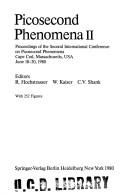 Picosecond Phenomena II