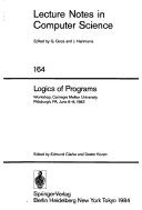Logics of Programs