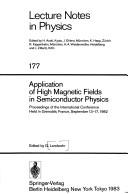 Application of High Magnetic Fields in Semiconductor Physics