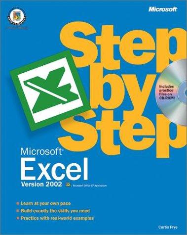 Microsoft Excel version 2002 step by step