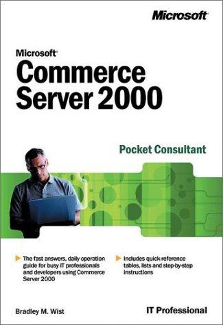 Microsoft commerce server 2000 pocket consultant