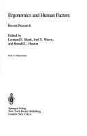 Ergonomics and human factors
