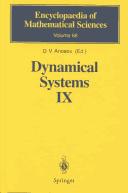 Dynamical Systems IX