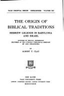 The origin of Biblical traditions