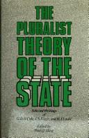 The Pluralist Theory of the State
