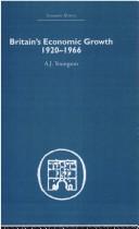 Britain's Economic Growth 1920-1966 (Economic History)