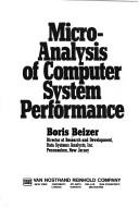Microanalysis of Computer Systems Performance