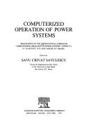 Computerized operation of power systems
