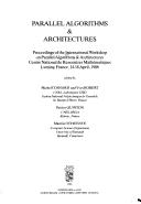 Parallel algorithms & architectures