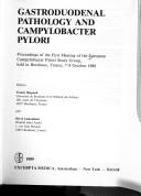 Gastroduodenal pathology and Campylobacter pylori