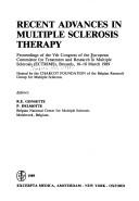 Recent advances in multiple sclerosis therapy