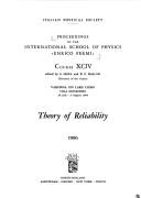 Theory of reliability
