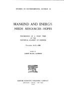Mankind and energy