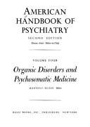 Amern Handbk Psychi V4 2e (American handbook of psychiatry)