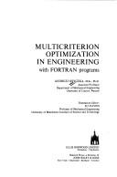 Multicriterion optimization in engineering with FORTRAN programs