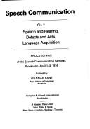 Speech Communication
