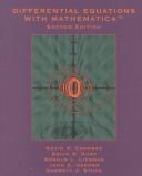Differential equations with Mathematica