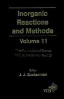 The Formation of Bonds to C,Si,Ge,Sn,Pb (Part 3), Volume 11, Inorganic Reactions and Methods