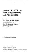 Handbook of tritium NMR spectroscopy and applications