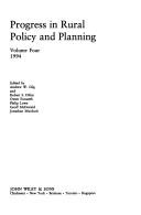 Progress in Rural Policy and Planning