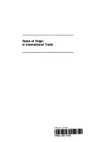 Rules of origin in international trade