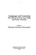 LANGUAGE AND LEARNING