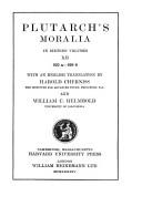 Moralia - Volume XII