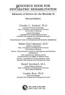 Resource book for psychiatric rehabilitation