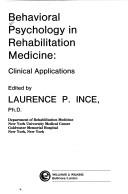 Behavioral psychology in rehabilitation medicine