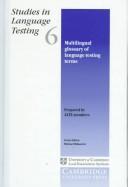 Multilingual glossary of language testing terms