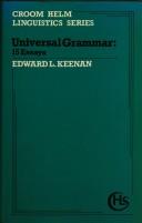 Universal grammar
