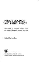 Private violence and public policy