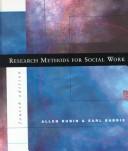 Research Methods for Social Work