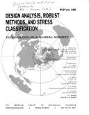 Design Analysis, Robust Methods, and Stress Classification: Technology in a Global Society