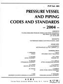Pressure Vessel and Piping Codes and Standards