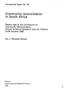 Community reconciliation in South Africa