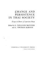 Change and persistence in Thai society