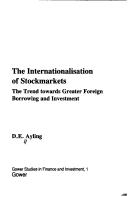 The internationalisation of stockmarkets
